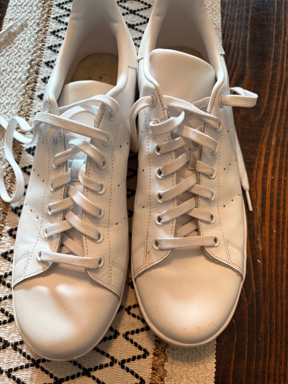 Adidas White Leather men’s Sneakers